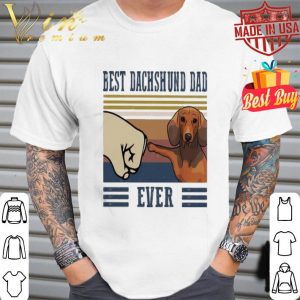 Vintage Best Dachshund dad ever shirt