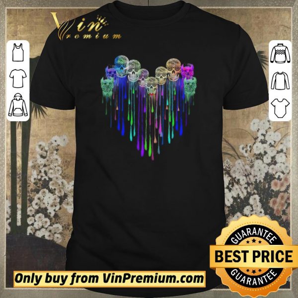 Pretty Skulls Tattoo Watercolor shirt sweater