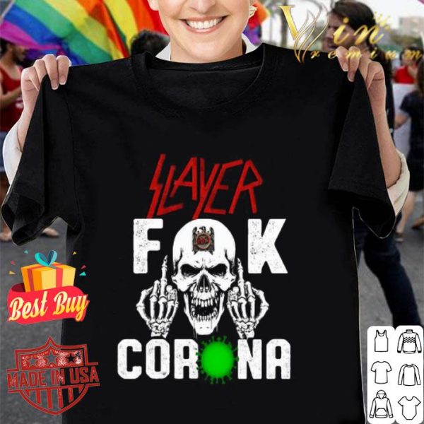 Skull Slayer Fuck Coronavirus shirt