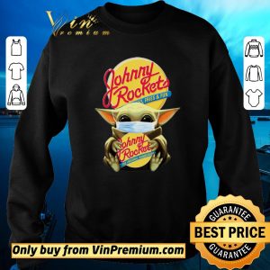 Hot Star Wars Baby Yoda Mask Hug Johnny Rockets Hamburger Covid-19 shirt sweater 2