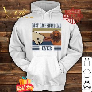 Vintage Best Dachshund dad ever shirt