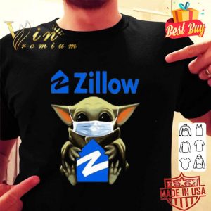 Baby Yoda mask Zillow Coronavirus shirt