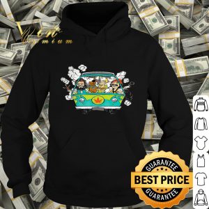 Hippie weed bus Cheech and Chong Scooby Doo smoking shirt