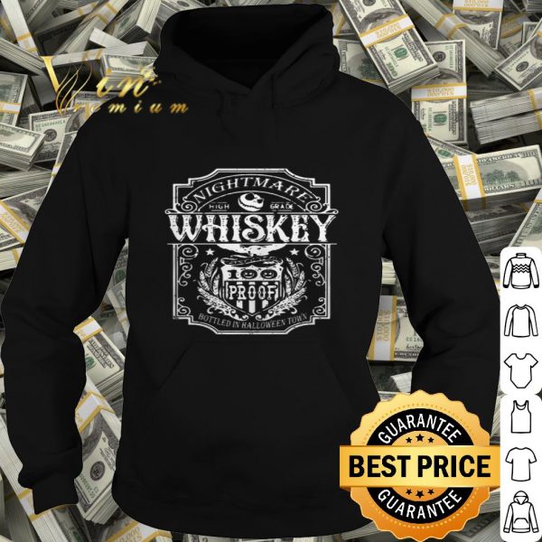 Jack Skellington Nightmare high grade whiskey bottled in halloweentown shirt