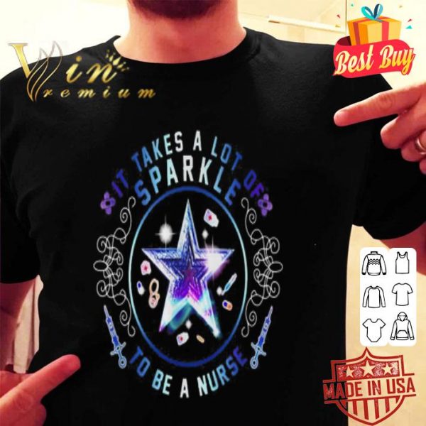 It takes a lot of sparkle to be a nurse shirt