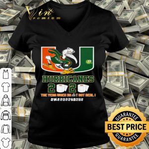 Miami Hurricanes 2020 the year when shit got real #quarantined shirt