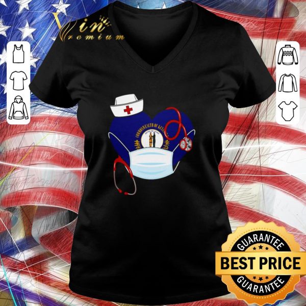 Nice Love Nurse heart Kentucky heart shirt