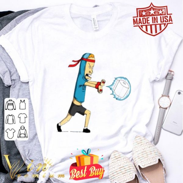 Beavis Son Goku Kamehameha Toilet Paper shirt