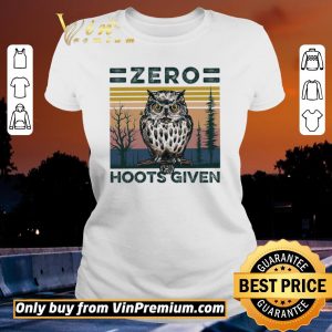 Hot Owl Zero Hoots Given Vintage shirt sweater 1