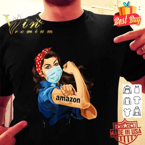 Strong Woman mask tattoo Amazon Covid-19 shirt