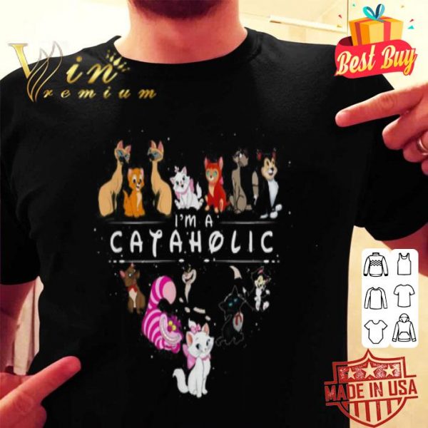 I’m a cataholic Disney cats heartshirt