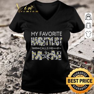 Original My favorite hairstylist calls me mom Daisy flowers shirt 2