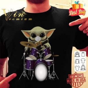 Baby Yoda mask drum Coronavirus shirt 1 Baby Yoda mask drum Coronavirus shirt