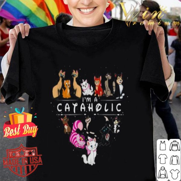 I’m a cataholic Disney cats heartshirt