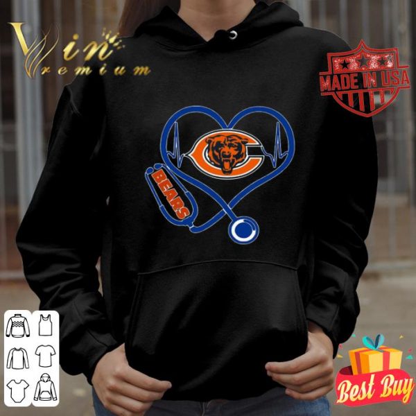 Chicago Bears Logo Stethoscope Version shirt