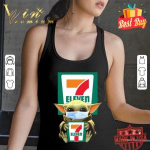 Baby Yoda mask 7-Eleven Coronavirus shirt