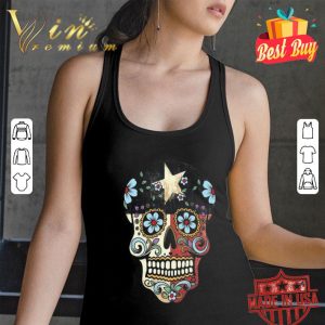 Sugar skull texas star shirt