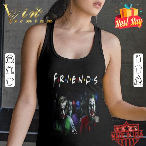 Friends Tv Show versions of Joker team driving car shirt