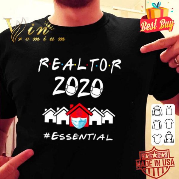 Realtor 2020 mask #essential Coronavirus shirt