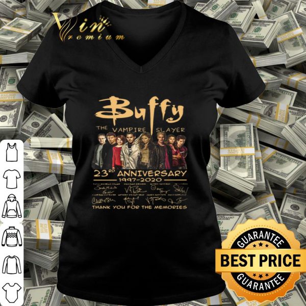 Buffy The Vampire Slayer 23rd anniversary 1997-2020 all signature shirt