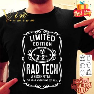 Limited Edition 2020 Rad Tech #essential Coronavirus shirt