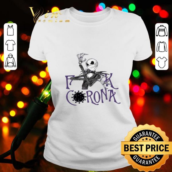 Jack Skellington fuck Coronavirus shirt