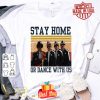 Cat Stay home Pornhub logo shirt