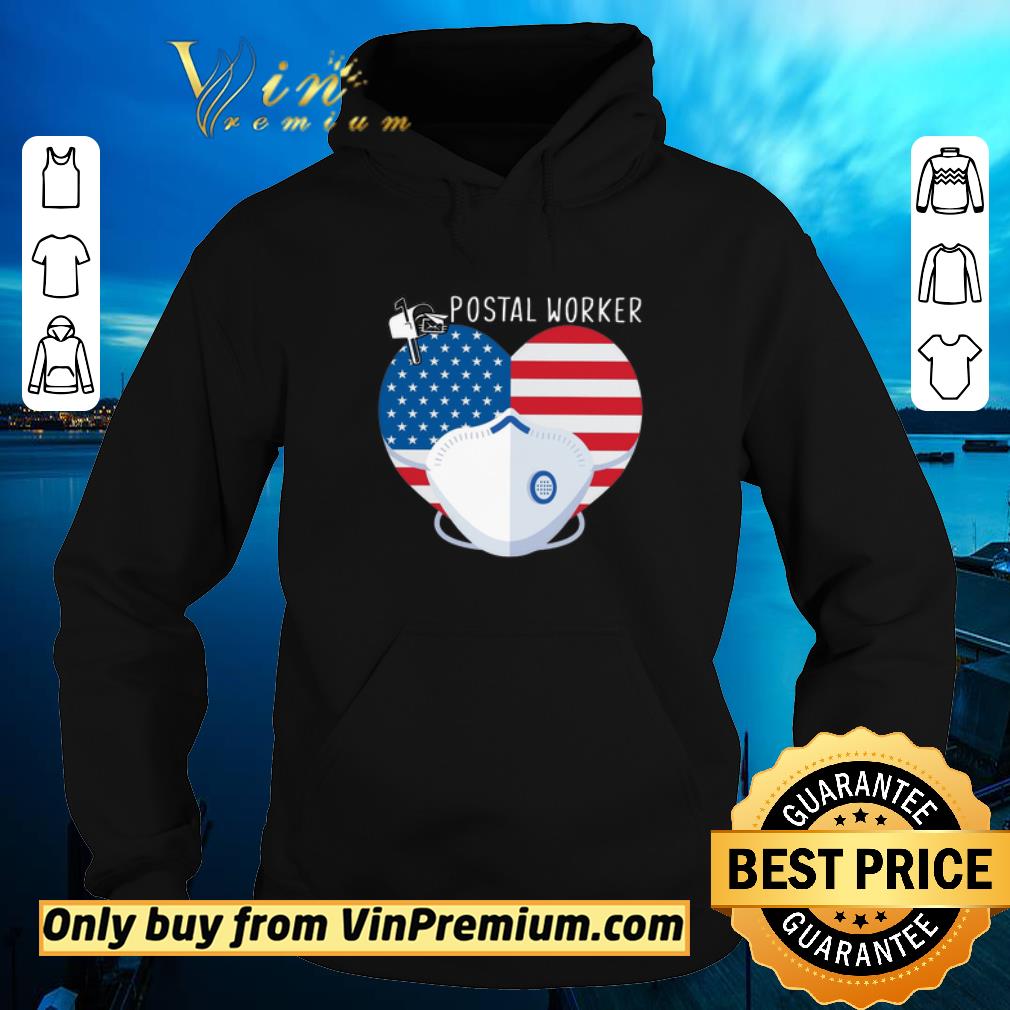 6c938a65 hot heart american flag mask postal worker shirt sweater 4 - Hot Heart American Flag Mask Postal Worker shirt sweater