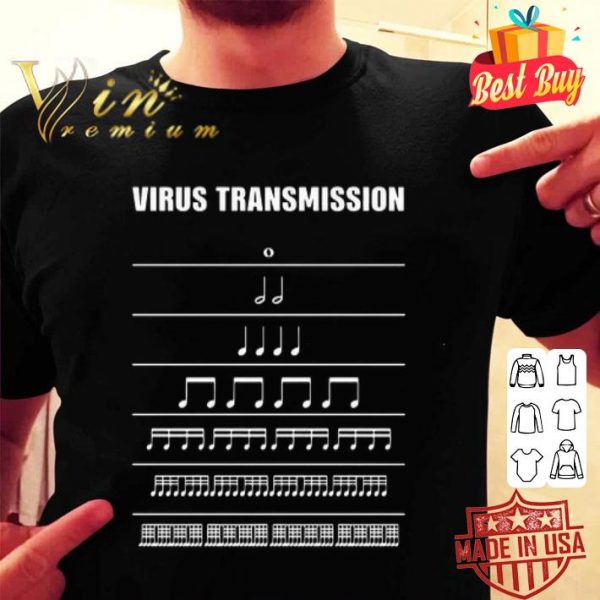 Note music Virus transmission Covid-19 shirt