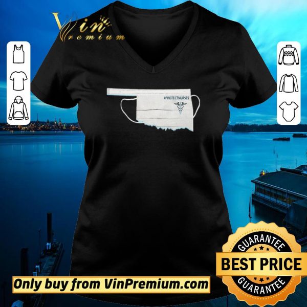 Awesome Oklahoma Face Mask Protect Nurses shirt sweater