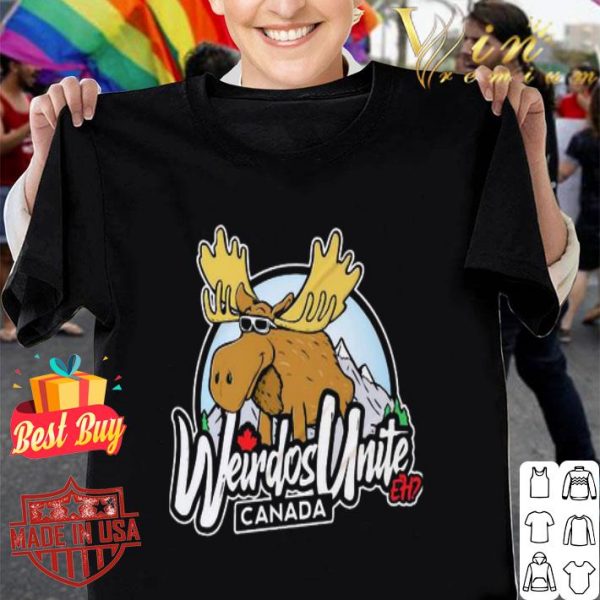 The Moose Weirdos Unite Canada shirt