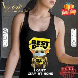 Baby Yoda mask Best Buy I can’t stay at home Coronavirus shirt