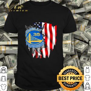 Golden State Warriors inside American Flag shirt