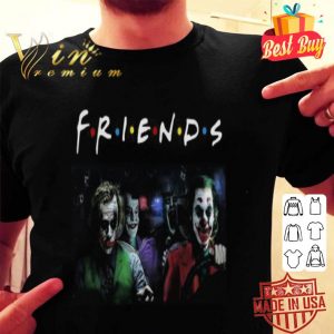 Friends Tv Show versions of Joker team driving car shirt
