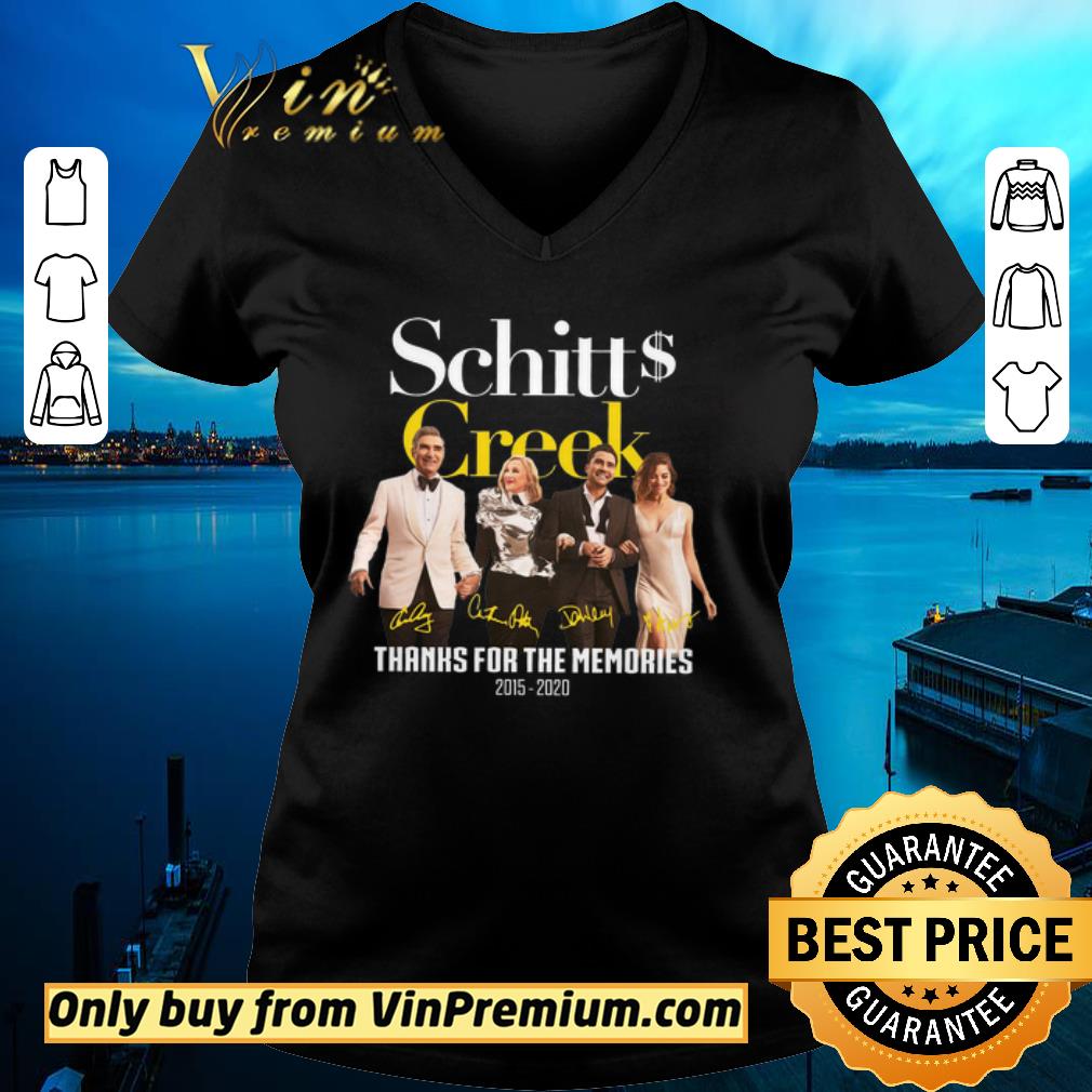 Hot Schitt Creek Signature Thanks For The Memories 2015 2020 shirt sweater Hot Schitt Creek Signature Thanks For The Memories 2015 2020 shirt sweater