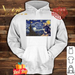 K9 Police Dog starry night horizontal Van Gogh shirt