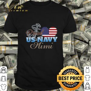 Proud US Navy Mimi American flag shirt