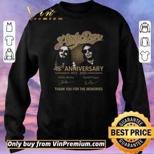 Pretty Sleely Pan 48th Anniversary 1972 2020 Signature Thank You For The Memories shirt sweater 2