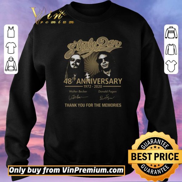 Pretty Sleely Pan 48th Anniversary 1972 2020 Signature Thank You For The Memories shirt sweater