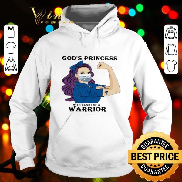 Strong woman God’s princess with heart of a warrior shirt
