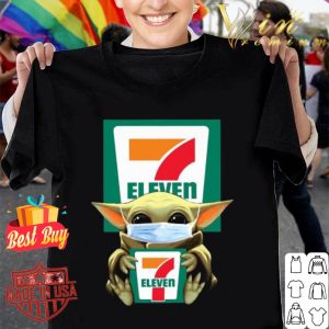 Baby Yoda mask 7-Eleven Coronavirus shirt