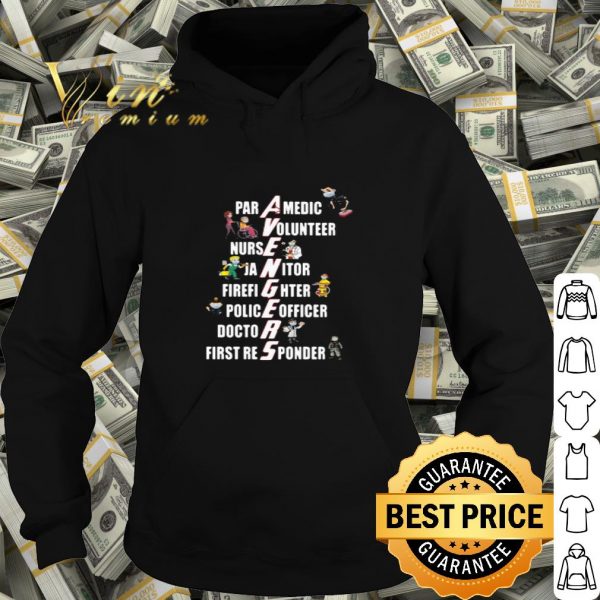 Covid-19 Avengers paramedic volunteer nurse janitor firefighter shirt