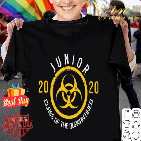 Biohazard Symbol Junior 2020 Class of the Quarantined shirt