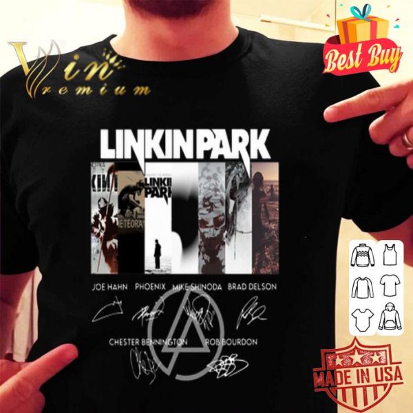 Logo Linkin Park band all signature shirt