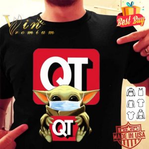 Star Wars Baby Yoda mask QuikTrip Coronavirus shirt