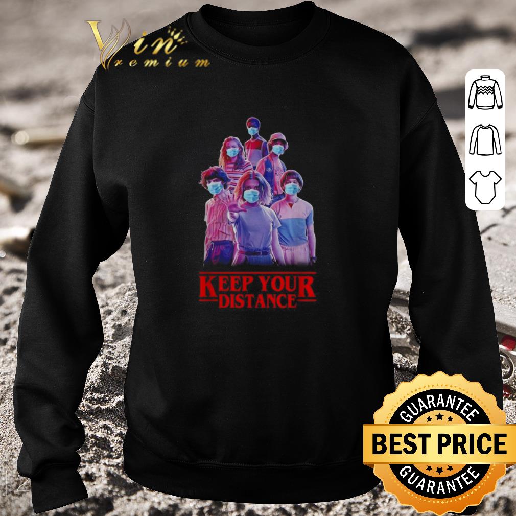 9e372d44 premium stranger things keep your distance coronavirus shirt 4 - Premium Stranger Things keep your distance Coronavirus shirt