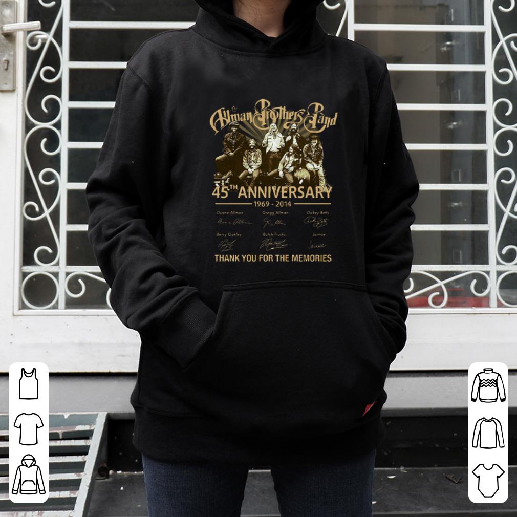 Allman Brothers Band Thank You For The Memories Signatures Shirt 4 - Allman Brothers Band Thank You For The Memories Signatures Shirt