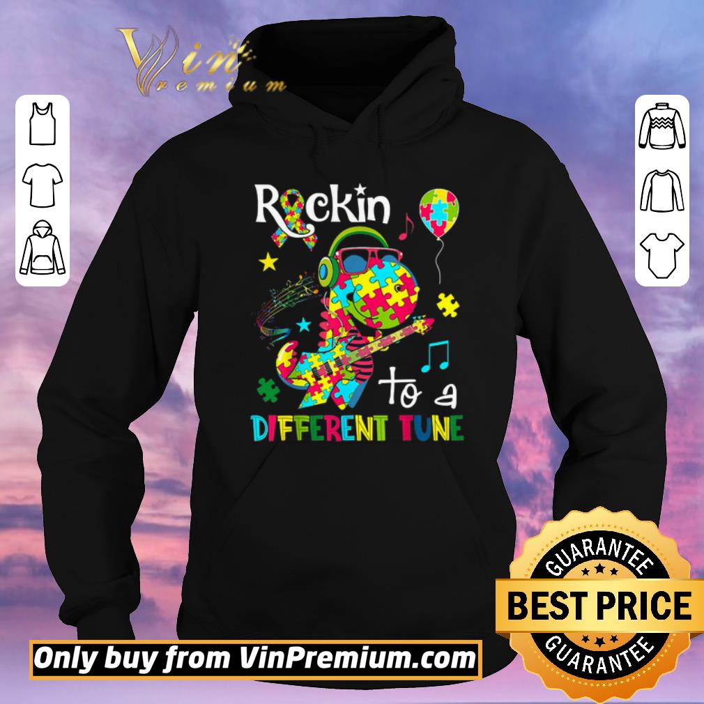 Awesome Dragon Autism Awareness Rockin To A Different shirt sweater 4 - Awesome Dragon Autism Awareness Rockin To A Different shirt sweater