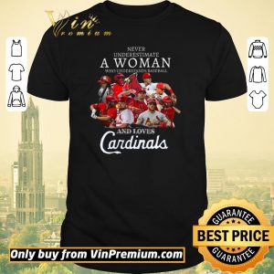 Awesome Never Underestimate A Woman Who Understand Baseball And Love Cardinals shirt sweater