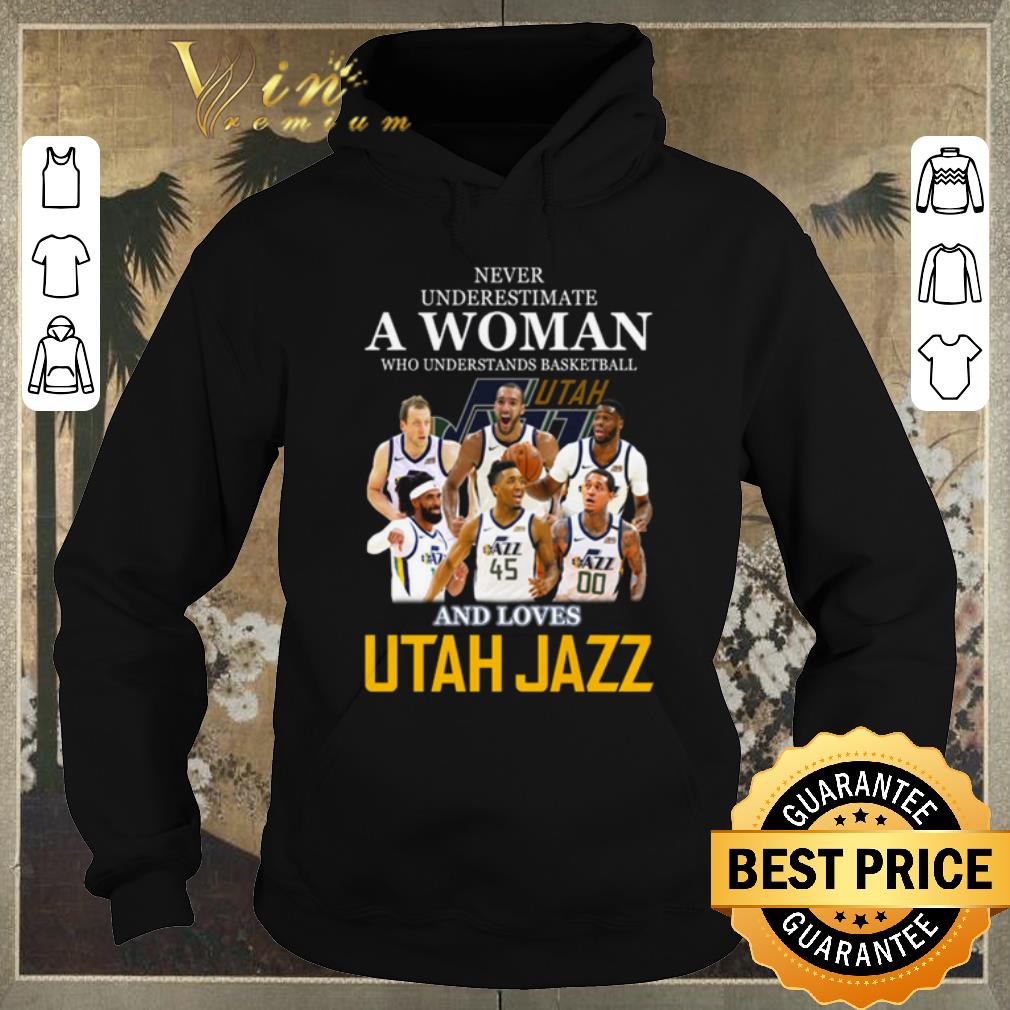 Awesome Never underestimate a woman who understand basketball and loves Utah Jazz shirt sweater Awesome Never underestimate a woman who understand basketball and loves Utah Jazz shirt sweater 4 - Awesome Never underestimate a woman who understand basketball and loves Utah Jazz shirt sweater